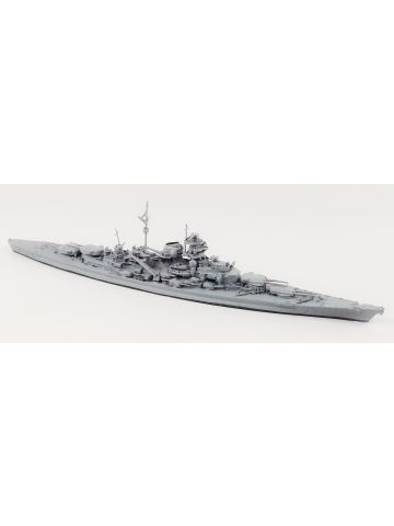 Neptun 1002 German Battleship Bismarck 1941 1/1250 Scale Model Ship Imperfect