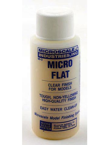 Microscale MI-3 Micro Coat Flat 1 oz (30 ml) Plastic Bottle