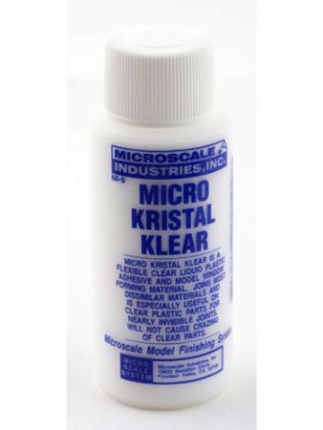 Microscale MI-9 Micro Kristal Klear 1 oz (30 ml) Plastic Bottle