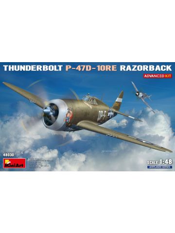 MiniArt 48030 P-47D-10RE Thunderbolt Razorback Advanced Kit Version 1/48 Scale