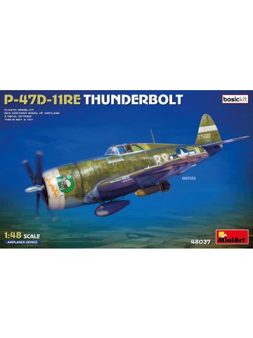 MiniArt 48037 Republic P-47D-11RE Thunderbolt Razorback 1/48 Scale Model Kit