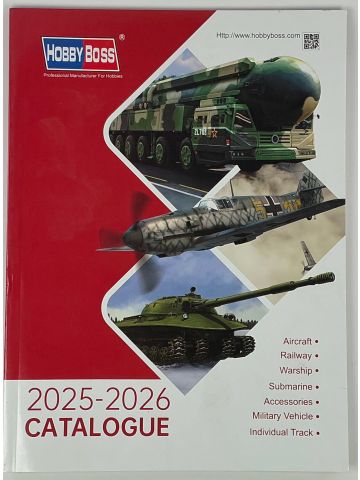 HobbyBoss Plastic Model Kits 2025-2026 Catalog