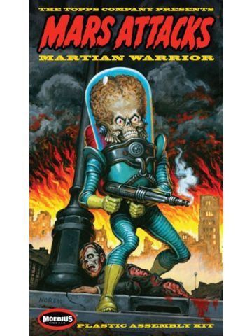 Moebius 936 Mars Attacks Martian Warrior Figure 1/8 Scale Plastic Model Kit