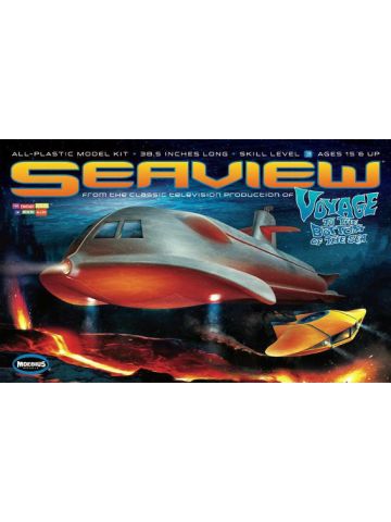 Moebius 707 Voyage to the Bottom of the Sea Seaview Submarine 1/128 Scale Kit