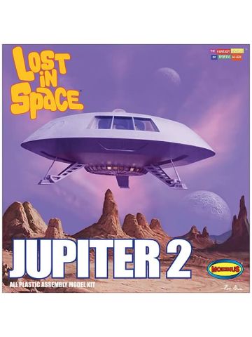 Moebius 913 TV 'Lost in Space' Jupiter 2 Spaceship 1/35 Scale Model
