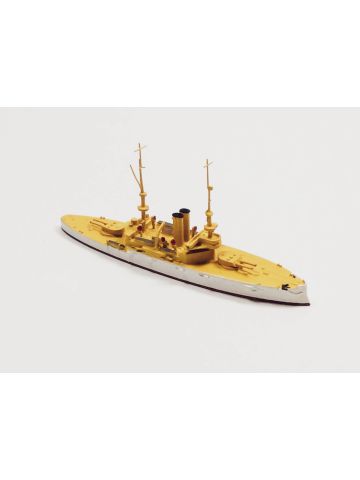 Navis 314 US Battleship Alabama BB-8 White/Gold 1/1250 Scale Model Ship