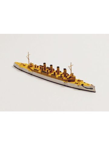 Navis 335 US Armored Cruiser Columbia White/Gold 1/1250 Scale Model Ship