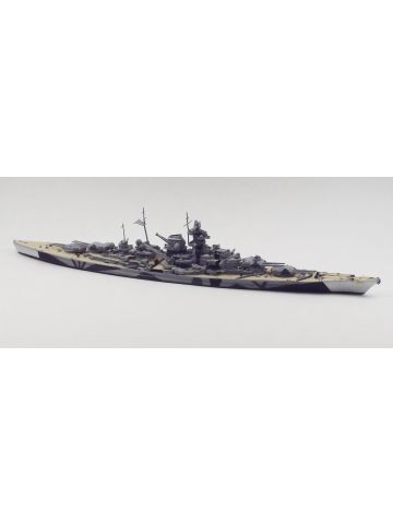 Neptun T1001S German Battleship Tirpitz Camouflaged & Painted Deck 1/1250 Scale