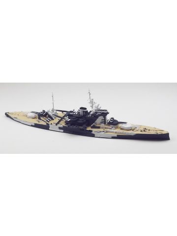 Neptun T1104BS British Battleship Warspite Camouflaged & Painted Decks 1/1250