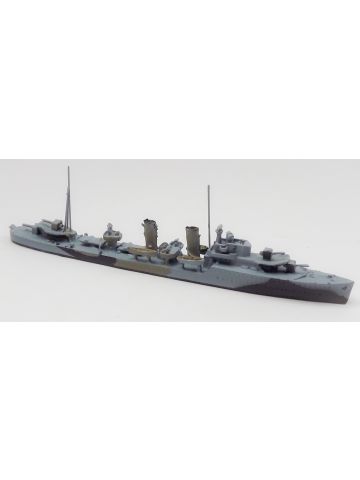 Neptun T1168 British Destroyer I Class Camouflaged 1936 1/1250 Scale Model