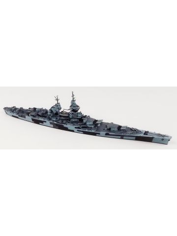 Neptun T1402S French Battleship Richelieu Camouflaged Painted Decks 1/1250 Scale