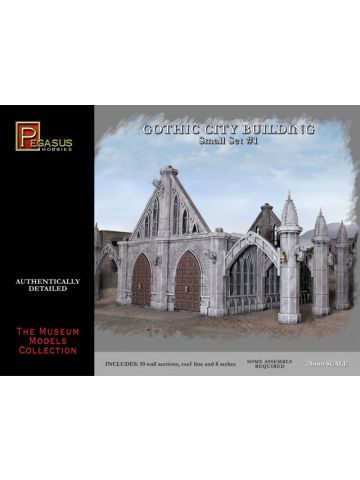 Pegasus 4924 Gothic City Building Small Set #1 28 mm Scale Plastic Model Kit