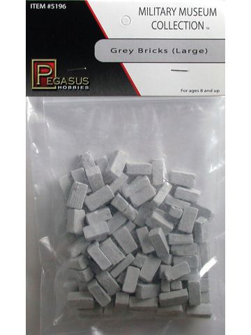 Pegasus 5196 Large Gray Bricks for Dioramas