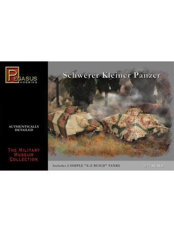 Pegasus 7605 German Schwererkleinerpanzer Set of Two 1/72 Scale Model Kits