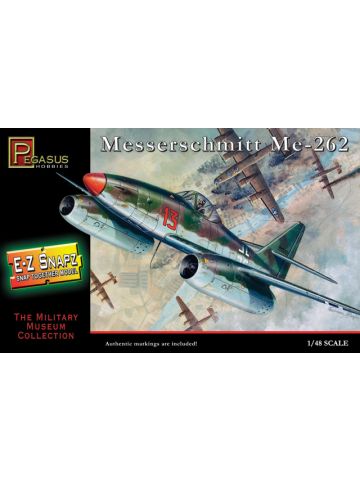 Pegasus 8415 WWII German Me262 1/48 Scale Snap-Together Model Kit