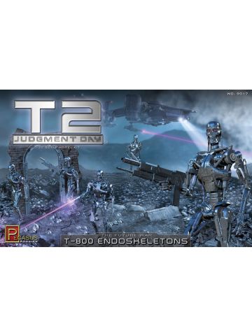 Pegasus 9017 T2 Judgment Day T800 Endoskeletons 1/32 Scale Plastic Model Kit