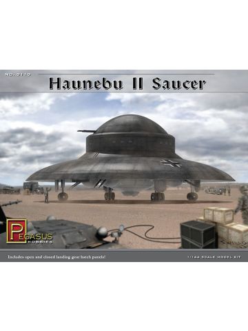 Pegasus 9119 WWII German Haunebu II Flying Saucer 1/144 Scale Plastic Model Kit