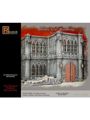 Pegasus 4923 Large Gothic City Building 28 mm Scale Model Kit