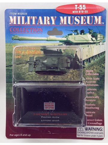 Pegasus 605 Finnish T-54 with BTU-55 Mine Clearance Plow 1/144 Scale Model
