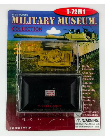 Pegasus 609 Iraqi T-72 First Gulf War 1/144 Scale Model with Display Case