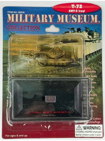 Pegasus 636 Iraqi T-72 with KMT5 Mine Clearance& Display Case 1/144 Scale Model