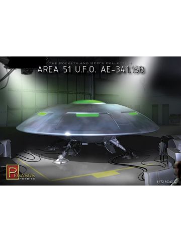 Pegasus 9100 Area 51 UFO A.E. 341.15B 1/72 Scale Plastic Model Kit