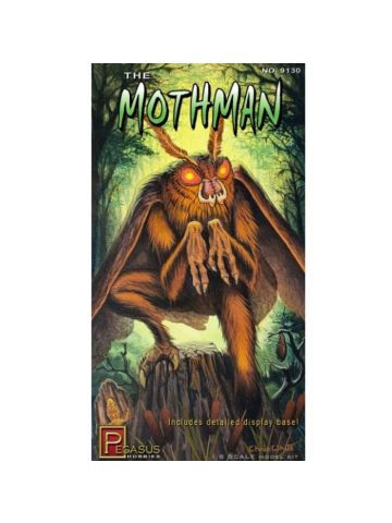 Pegasus 9130 The Mothman 1/8 Scale Plastic Model Kit with Display Base
