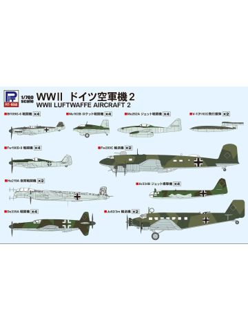 Pit-Road S56 Luftwaffe Aircraft Set 2 1/700 Scale