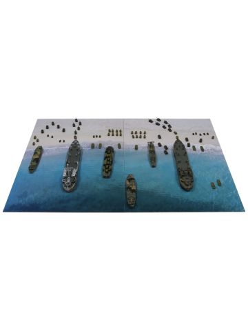 Pit-Road SPS04 WWII Iwo Jima Landing Operation 1/700 Scale Diorama Kit