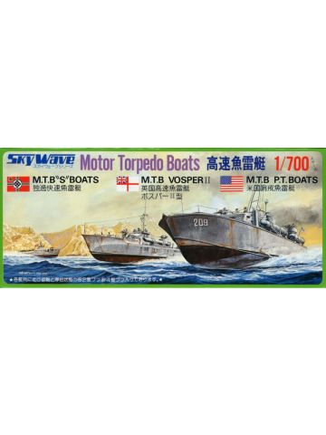 Pit-Road SW02 WWII Motor Torpedo Boats 1/700 Scale Plastic Model Kit