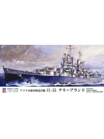 Pit-Road W208 US Light Cruiser Cleveland 1/700 Scale Plastic Model Kit