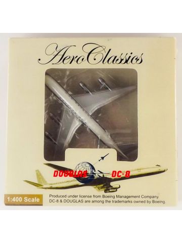 AeroClassics Douglas DC‑8‑50 Pacific Pacer 'N9608Z' 1/400 Scale Diecast Model