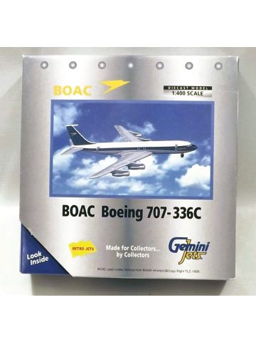 Gemini Jets GJBAW030 BOAC Boeing 707-336C 'G-ATWV' 1/400 Scale Model