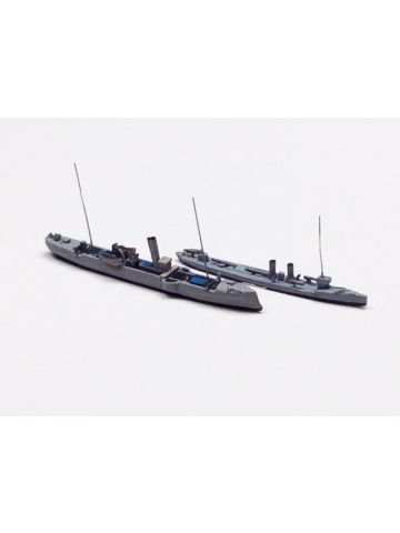 Hai 686 Spanish TBD & TB Temerario and T-1 1914 1/1250 Scale Model Ship