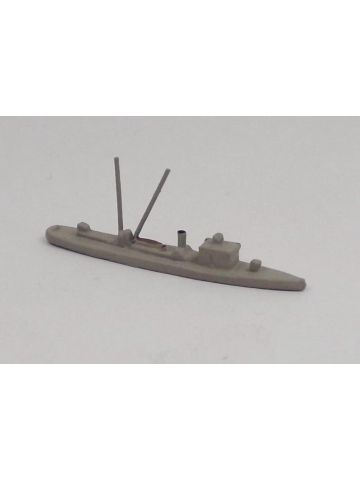 L. Hermann HL 18 German River Gunboat Birago 1938 1/1250 Scale Model Ship