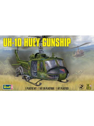 Revell 5536 Bell UH-1D Huey Gunship 1/32 Scale Plastic Model Kit