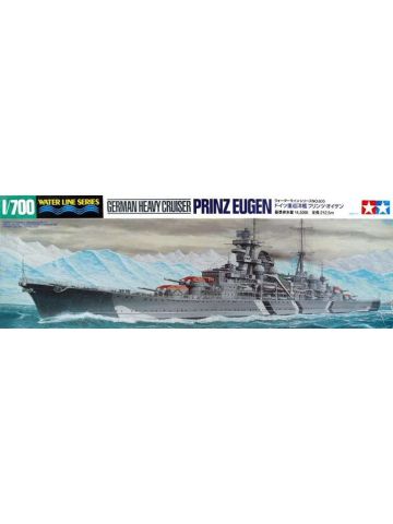 Tamiya 31805 German Heavy Cruiser Prinz Eugen 1/700 Scale Plastic Model Kit