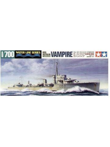 Tamiya 31910 Australian Destroyer Vampire 1/700 Scale Plastic Model Kit