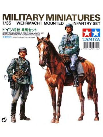 Tamiya 35053 Wehrmacht Mounted Infantry Set 1/35 Scale Plastic Model Figures