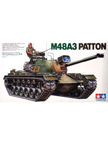 Tamiya 35120 US Army M48A3 Patton Tank 1/35 Scale Plastic Model Kit