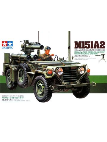 Tamiya 35125 US Army M151A2 & TOW Missile 1/35 Scale Plastic Model Kit