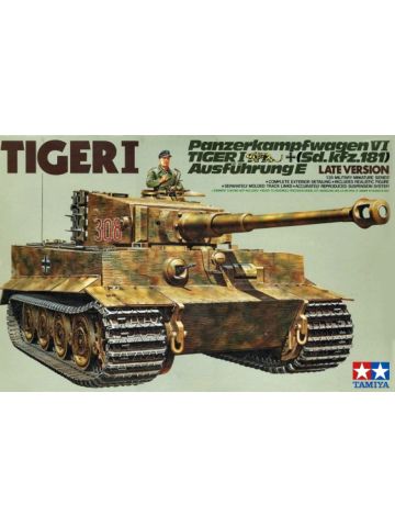 Tamiya 35146 WWII German Tiger I Late Production 1/35 Scale Plastic Model Kit