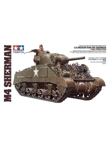 Tamiya 35190 M4 Sherman Early Production Version 1/35 Scale Plastic Model Kit