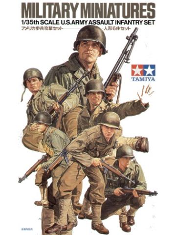 Tamiya 35192 US Army Assault Infantry 1/35 Scale Plastic Model Figures