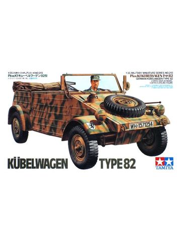 Tamiya 35213 WWII German Kubelwagen Type 82 1/35 Scale Plastic Model Kit