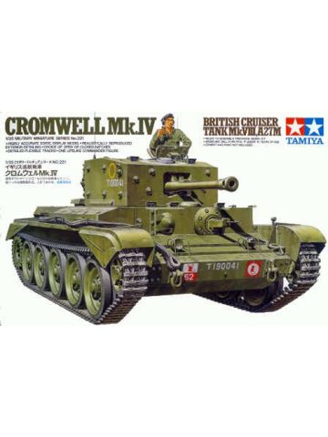 Tamiya 35221 WWII British Cromwell Mk IV Tank 1/35 Scale Plastic Model Kit