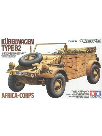 Tamiya 35238 WWII German Kubelwagen Type 82 1/35 Scale Plastic Model Kit