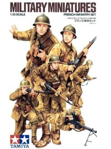 Tamiya 35288 WWII French Infantry 1/35 Scale Plastic Model Figures
