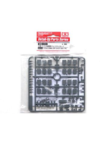 Tamiya 35315 WWII German Can Set 1/35 Scale Plastic Model Kit for Dioramas