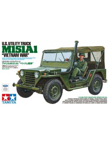 Tamiya 35334 US Utility Truck M151A1 1/35 Scale Plastic Model Kit